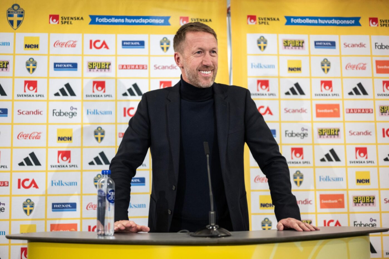 Graham Potter dégaine son nouveau talent devant la presse suédoise