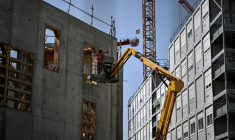 Vue d'un chantier de construction à Bordeaux le 22 juin 2026 ( AFP / Christophe ARCHAMBAULT )