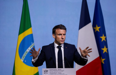 Macron en visite au Brésil