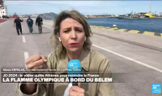 JO 2024 : le voilier Belem met le cap sur la France avec la flamme olympique à bord