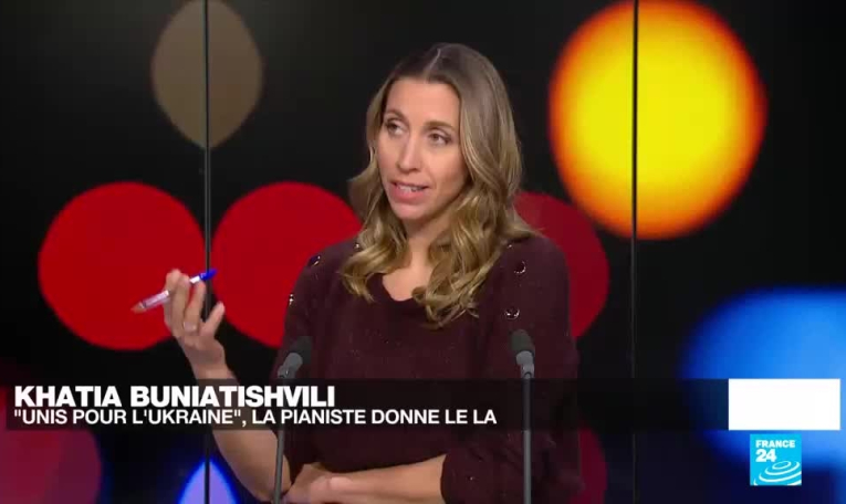 "Unis pour l'Ukraine" : la pianiste Khatia Buniatishvili s'engage contre la guerre