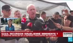 Offensive israélienne sur Gaza : le ministre israélien de la Défense a rencontré ses soldats