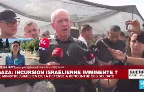 Offensive israélienne sur Gaza : le ministre israélien de la Défense a rencontré ses soldats