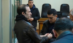Capture d'image d'une vidéo AFP de Martin Ryan au tribunal de Bakou en Azerbaïdjan le 6 janvier 2025 ( AFP / AFPTV STRINGER )