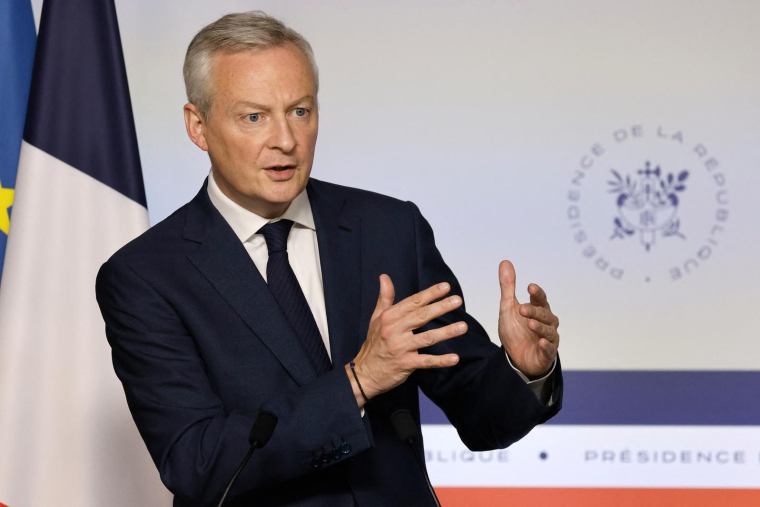 Le ministre de l'Economie et des Finances Bruno Le Maire. ( AFP / LUDOVIC MARIN )
