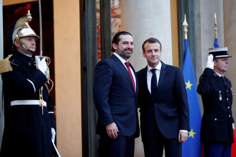 HARIRI ET MACRON ONT DISCUTÉ DE LA CRISE AU LIBAN, DE LA FORMATION D'UN GOUVERNEMENT