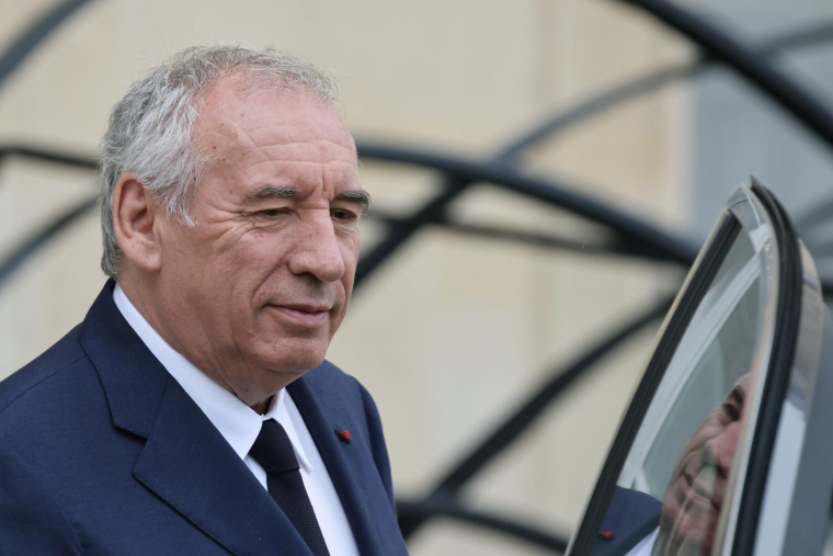 François Bayrou à l'Elysée, le 16 juillet 2025. (  / Ludovic MARIN )