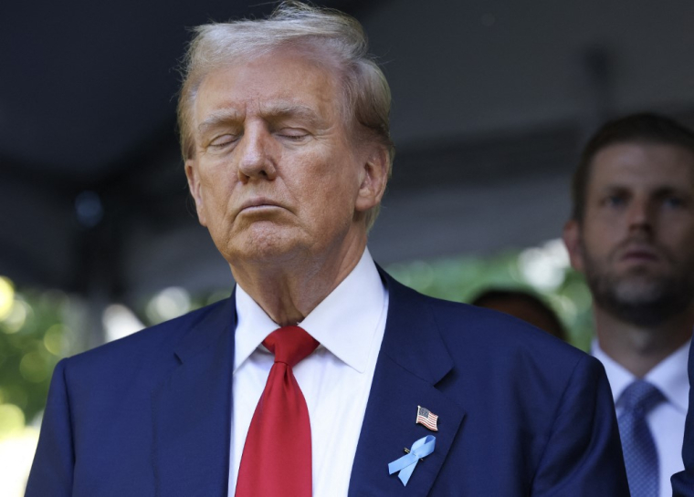 Donald Trump, le 11 septembre 2024, à New York ( GETTY IMAGES NORTH AMERICA / MICHAEL M. SANTIAGO )