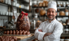 (Chocolats de Pâques : voici les tendances d'achat des Français en 5 chiffres clés - Crédit photo : Adobe Stock / image générée à l'aide de l'IA)