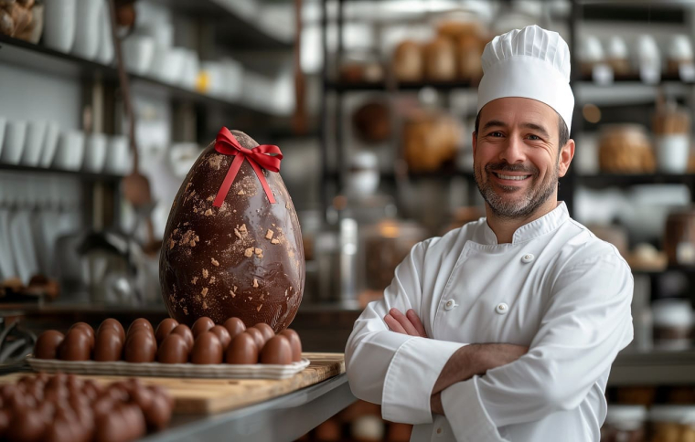 (Chocolats de Pâques : voici les tendances d'achat des Français en 5 chiffres clés - Crédit photo : Adobe Stock / image générée à l'aide de l'IA)