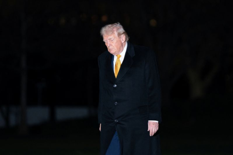 Le président américain Donald Trump revient de Floride à la Maison Blanche, à Washington