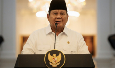 Le président indonésien Prabowo Subianto s'exprime lors d'une conférence de presse, à Jakarta, le 31 août 2025 ( AFP / YASUYOSHI CHIBA )