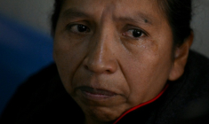 Zulma Hinojosa, mère d'un patient de l'Hôpital del Niño à La Paz, en Bolivie, le 26 mai 2026 ( AFP / Marvin RECINOS )