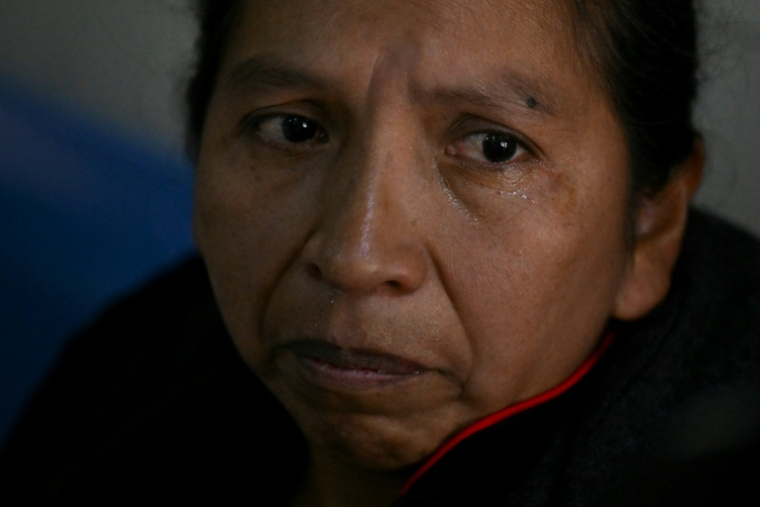 Zulma Hinojosa, mère d'un patient de l'Hôpital del Niño à La Paz, en Bolivie, le 26 mai 2026 ( AFP / Marvin RECINOS )