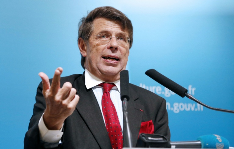 L'économiste Philippe Chalmin à Paris le 13 novembre 2012 ( AFP / PIERRE VERDY )