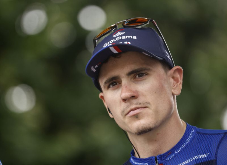 Le grimpeur de la Groupama-FDJ David Gaudu