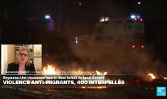 Violence anti-migrants : nouveaux heurts au Royaume-Uni