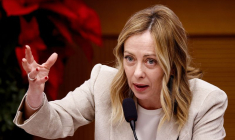La Première ministre italienne Giorgia Meloni