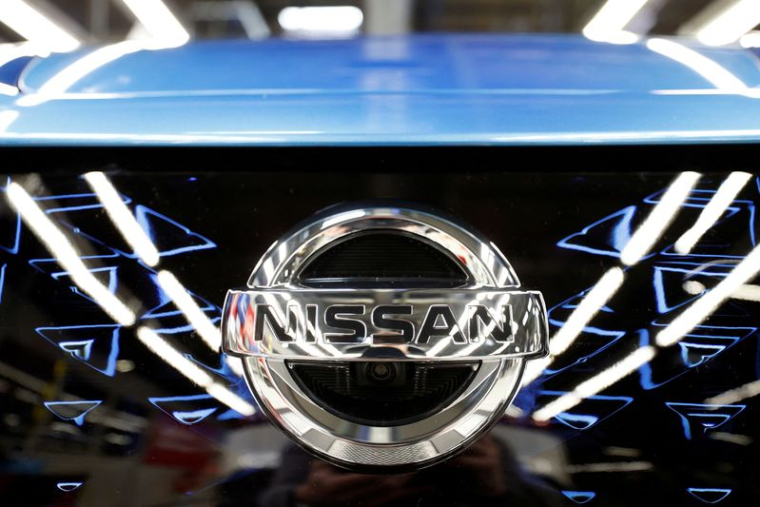 Une voiture Nissan dans l'usine de l'entreprise à Sunderland, Grande-Bretagne