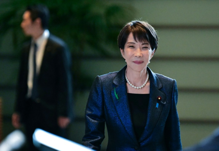 La Première ministre japonaise Sanae Takaichi à Tokyo, le 15 avril 2026 ( POOL / Philip FONG )