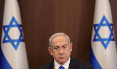 Photo d'archives: Le Premier ministre israélien Benjamin Netanyahu lors d'une réunion du gouvernement à Jérusalem