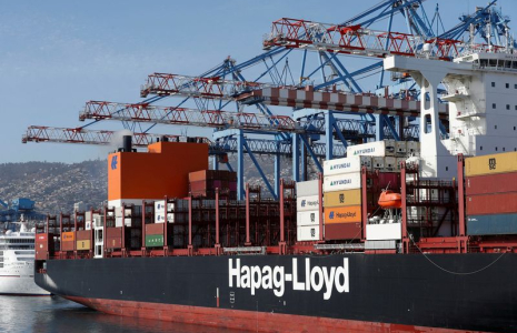 Photo d'archives: Le logo de la société Hapag-Lloyd