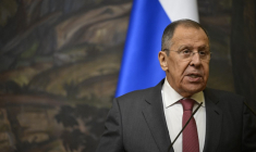 Sergueï Lavrov à Moscou, en Russie, le 28 octobre 2024. ( POOL / ALEXANDER NEMENOV )