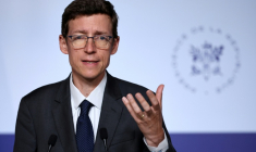 Le ministre de l'Education, Edouard Geffray, le 31 août 2026 à Paris ( AFP / SIMON WOHLFAHRT )