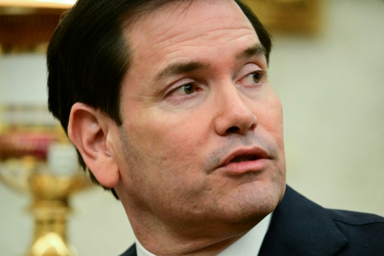 Le secrétaire d'Etat américain Marco Rubio à la Maison Blanche le 22 octobre. ( AFP / Jim WATSON )