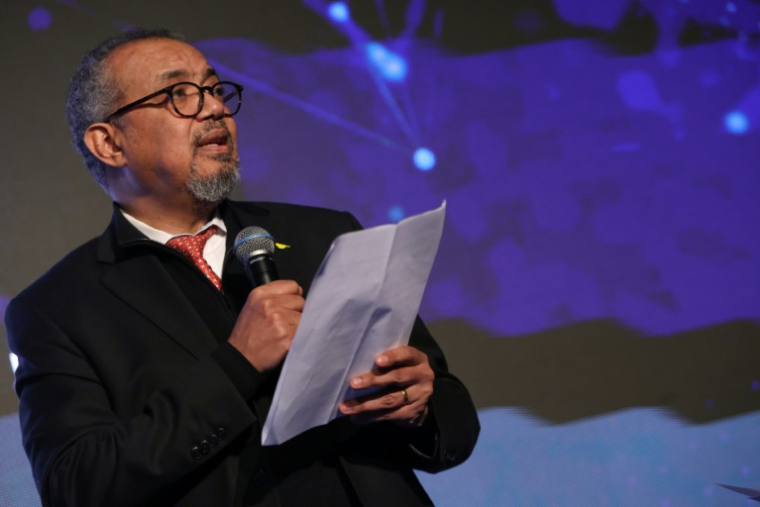 Le chef de l'OMS Tedros Adhanom Ghebreyesus, le 16 février 2026 à Berlin ( AFP / Adam BERRY )