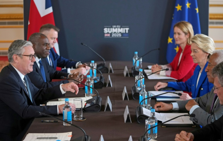 Réunion des dirigeants au sommet UK-UE à Londres le 19 mai 2025 ( POOL / Kin Cheung )