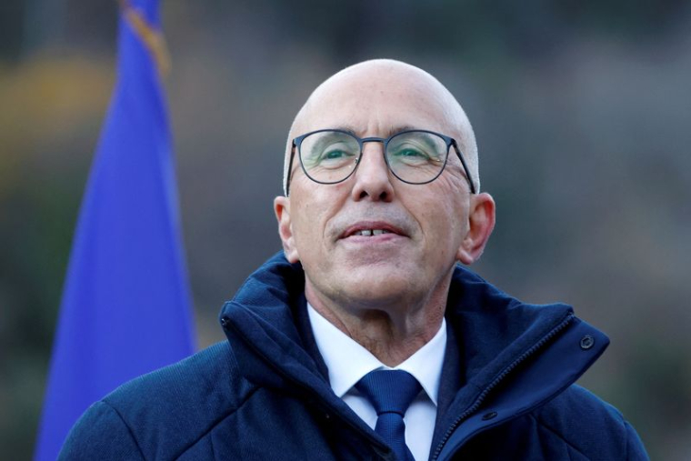 Photo d'archives: Eric Ciotti, député du parti de droite Les Républicains, à Saint-Martin-Vesubie