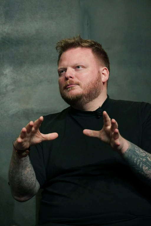 Le chef danois Rasmus Munk pendant une interview avec l'AFP dans le complexe touristique Xcaret, à Playa del Carmen, au Mexique, le 20 septembre 2026 ( AFP / Elizabeth Ruiz )