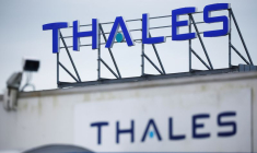 Le logo de Thales à Brest