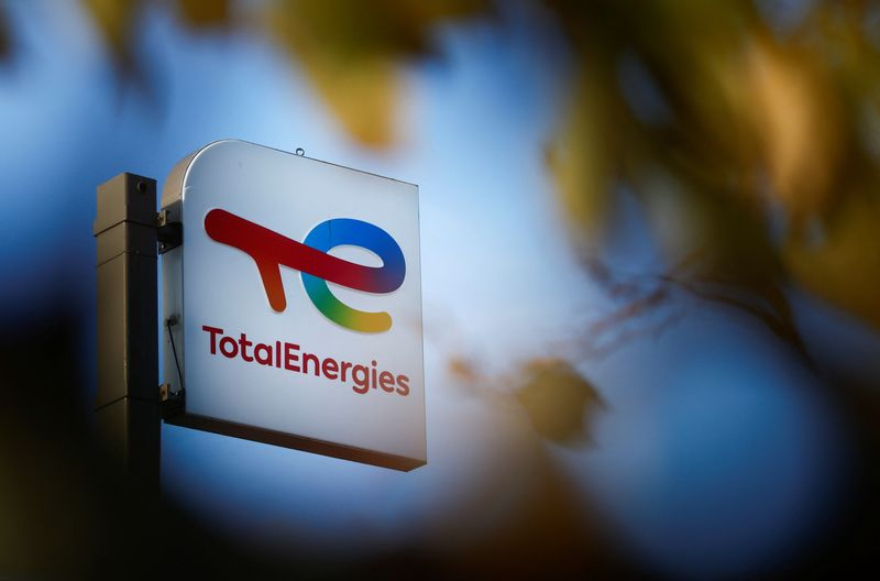 Une station TotalEnergies