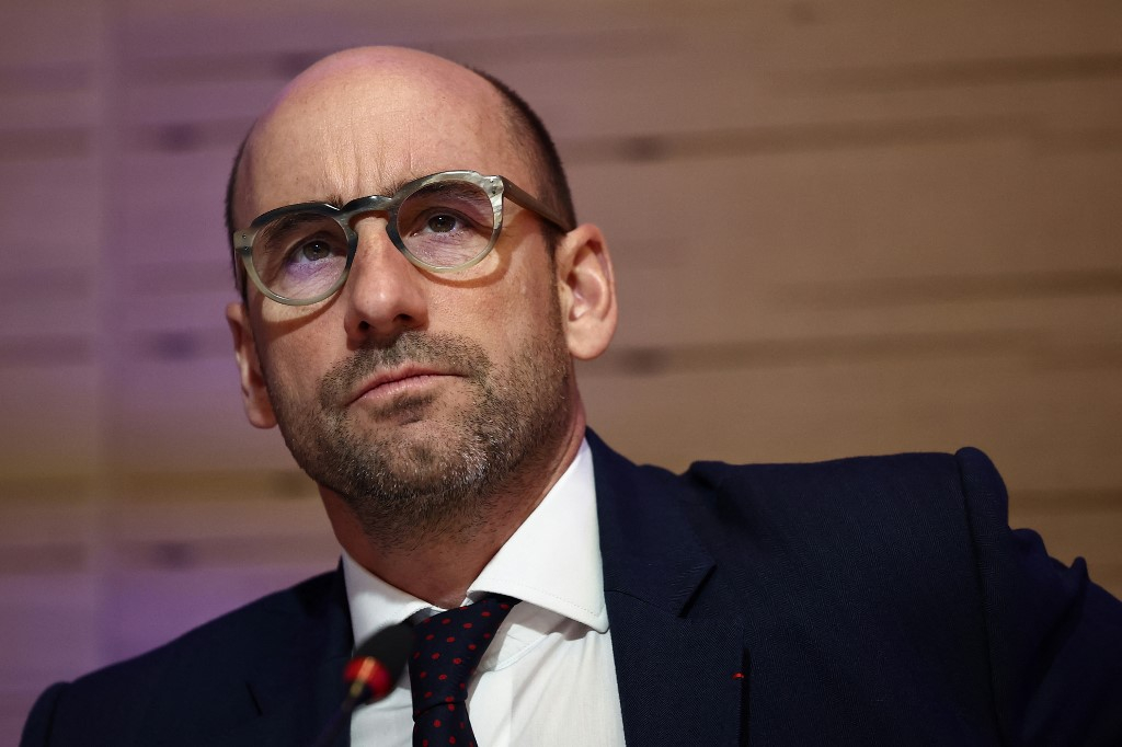 Antoine Flamarion à Paris, le 6 mai 2024. ( AFP / ANNE-CHRISTINE POUJOULAT )
