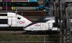 TGV à la gare de Nantes