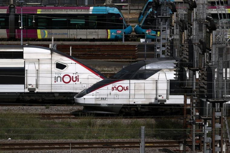 TGV à la gare de Nantes