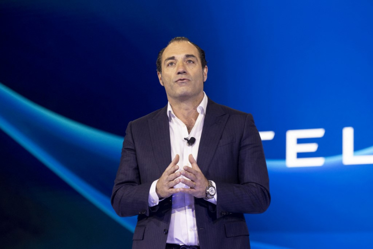 Antonio Filosa à Los Angeles le 28 mai 2025. ( AFP / ETIENNE LAURENT )