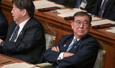 Shigeru Ishiba à Tokyo, le 24 janvier 2025. ( AFP / RICHARD A. BROOKS )