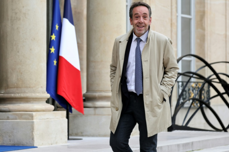 Guillaume Lacroix, président du Parti radical de gauche (PRG), à l'Élysée à Paris le 10 octobre 2025 ( AFP / Ludovic MARIN )