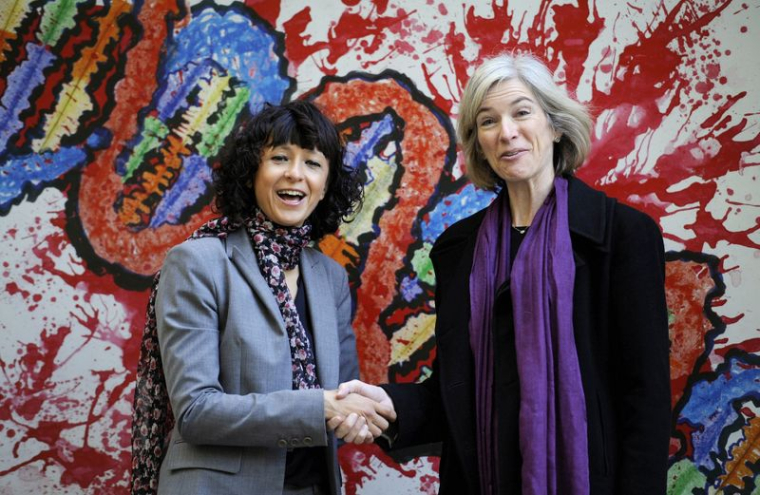 LE NOBEL DE CHIMIE À LA FRANÇAISE EMMANUELLE CHARPENTIER ET À L'AMÉRICAINE JENNIFER DOUDNA