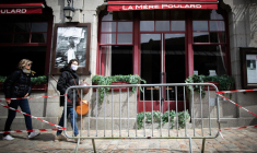 Le restaurant La Mère Poulard au Mont Saint-Michel ( AFP / LOU BENOIST )