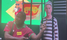 Dans les rues de Rio, une effigie de l'ex-président déchu Bolsonaro devient un spot photo