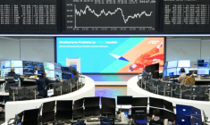 Le graphique de l'indice allemand des prix des actions DAX à la bourse de Francfort