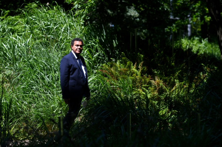 Le président du musée du quai Branly-Jacques Chirac, Emmanuel Kasarherou, le 27 mai 2020, à Paris ( AFP / FRANCK FIFE )
