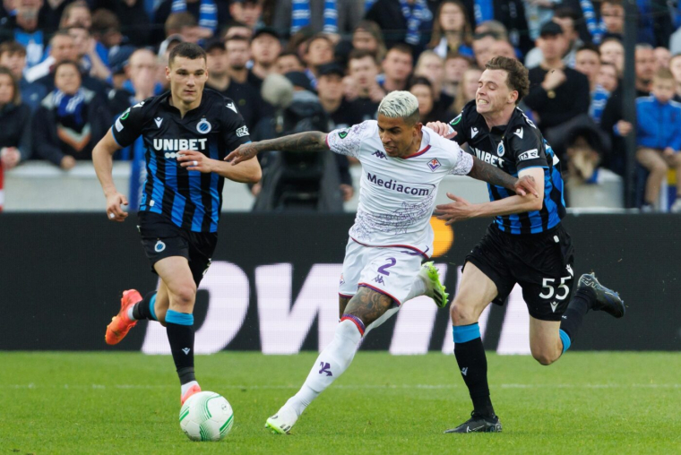 Europa League Conference : La Fiorentina se qualifie en finale au forceps contre Bruges