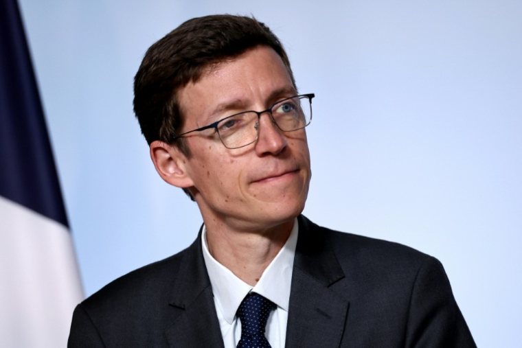 Le ministre de l'Education Edouard Geffray à Paris le 31 août 2026 ( AFP / SIMON WOHLFAHRT )