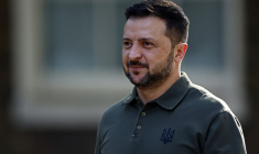 Volodymyr Zelensky, le 19 juillet 2024, à Londres ( AFP / BENJAMIN CREMEL )