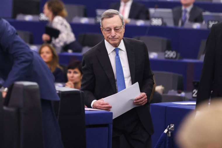 L'ancien directeur de la Banque centrale européenne, Mario Draghi